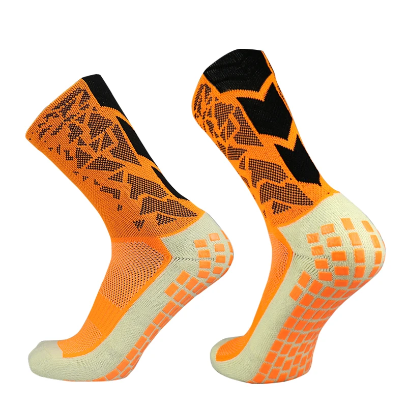 Breathable Outdoor Sports New Sweat-Wicking Soccer Socks Camo Competition Training Non slip Silicone Football Socks