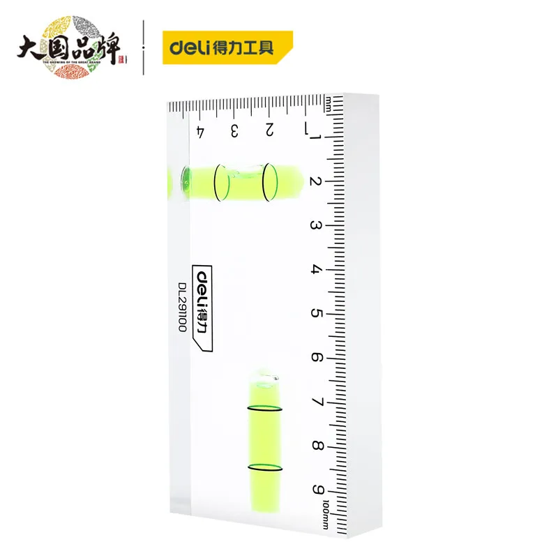 High Magnetic Ruler Precision Spirit Level Two Direction Magnetic Level  Transparent Magnetic Level Bubble Horizontal Leveler