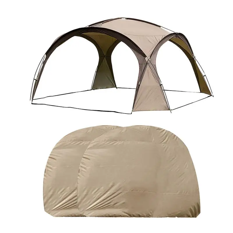 

Camp Canopy Light Round Large Canopy Beach Canopy Tent UV Protection Camping Gear Portable Tent Sun Shelter For Camping Trips