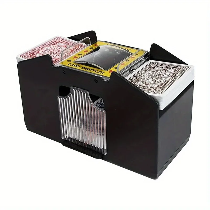 Card Shuffler 1pc Professional Automatic Plastic Poker Card Mixer for Board Games Educational Game Accessory for Adults
