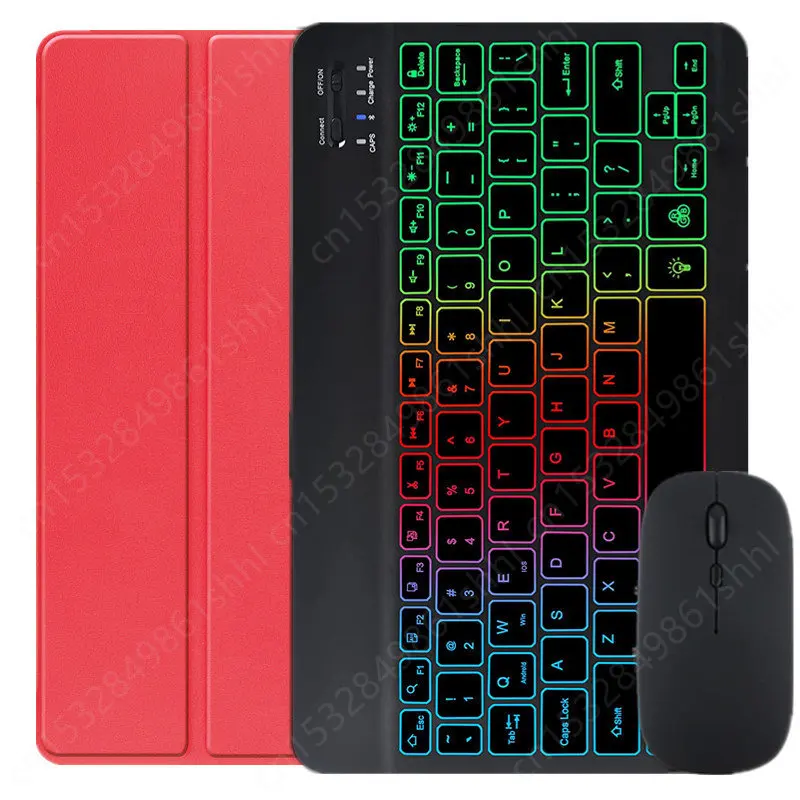 Vibrant Backlit Keyboard Case with Multi-Language Support
