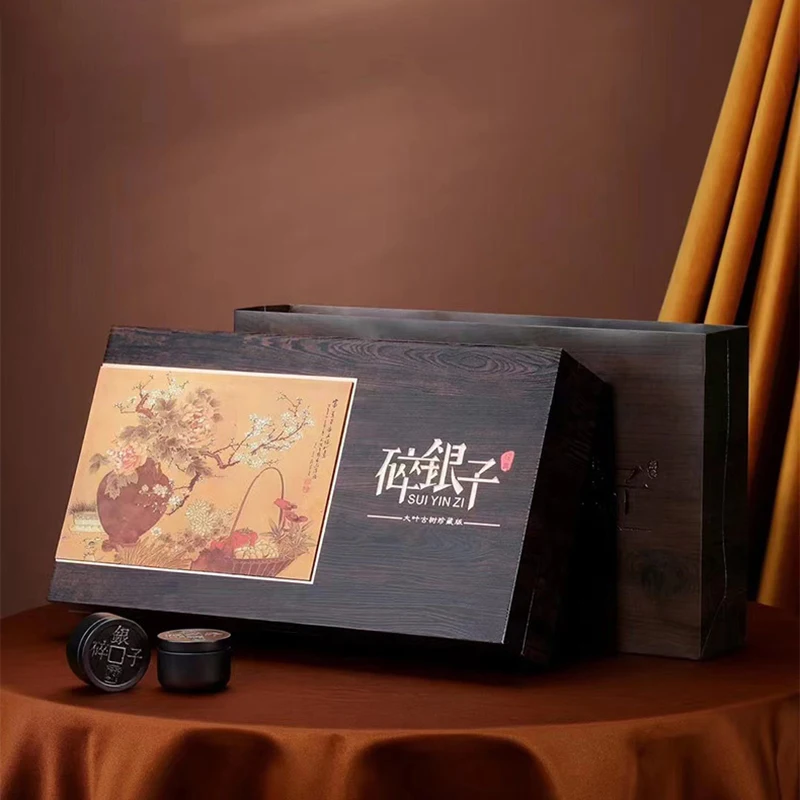 Wooden Puer Tea Storage Box Luxury Loose Longjing Tea Organizer Creative  Tieguanyin Storage Boxes Chinese Style Gift