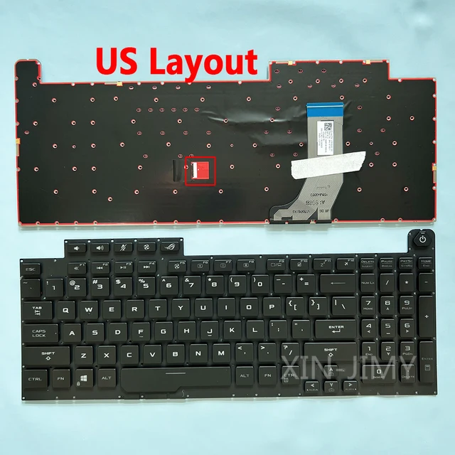 Keyboard Asus Rog Strix G732l G732 US/Russian RGB Backlit Keyboard