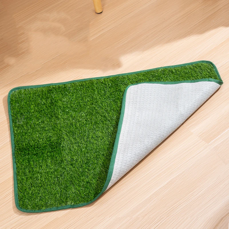 1PC Simulation Lawn Pet Blanket Washable & Reusable Dog Potty Training Mat - Odor-Control Artificial Grass Pad for Pets