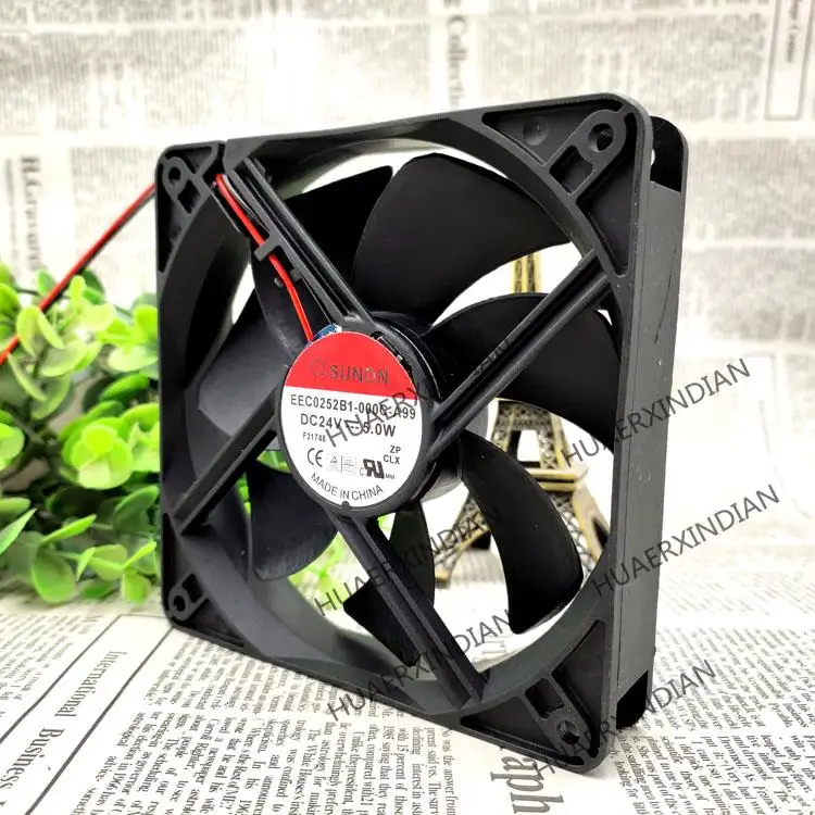 

New EEC0252B1-000C-A99 12025 24V 5W Cooling Fan Assembly Kit