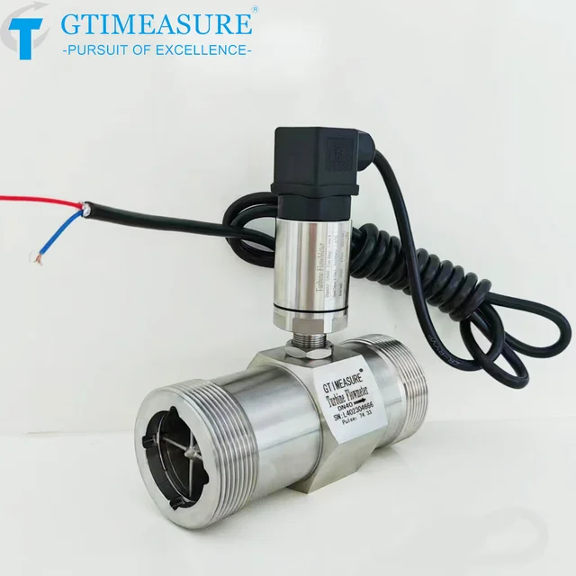 เซ็นเซอร์วัดการไหลของ4-20mA สำหรับ DN20 DN15น้ำมันแอลกอฮอล์ดีเซลของเหลวกังหัน DN50 2