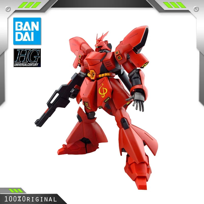 

BANDAI Аниме HG 1/144 MSN-04 SAZABI, новый мобильный отчет, сборка крыла Gundam, пластиковая модель, комплект, экшн-игрушки, фигурки, подарок