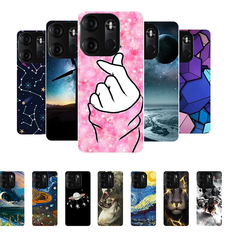 SHIEID Coque Pour Tecno Spark 20 Pro,Étui De Protection Complète Du Corps Au Toucher Soyeux, Housse Doublure Douce En Tissu Microfibre, Étui Pour