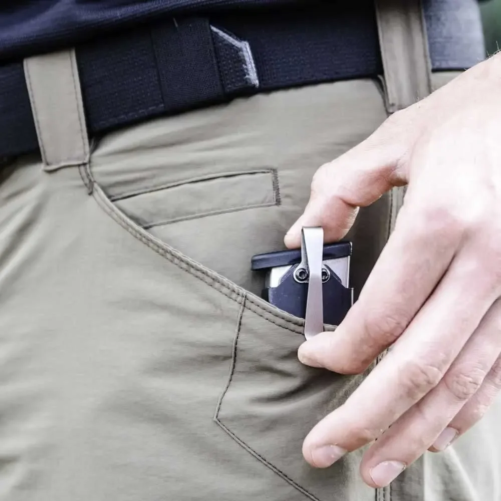 Magnetic Pocket Magazine Holder Heavy Duty Magazine Holster Standard Belt Clips for 9mm /.40 S&W Hunting Accessories