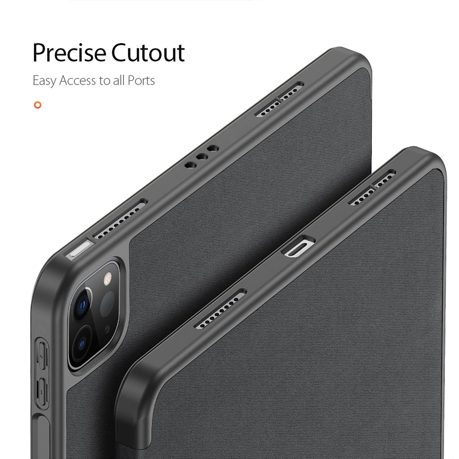 Premium Trifold Stand Tablet Case with Stylus Holder & Auto Sleep Wake Function