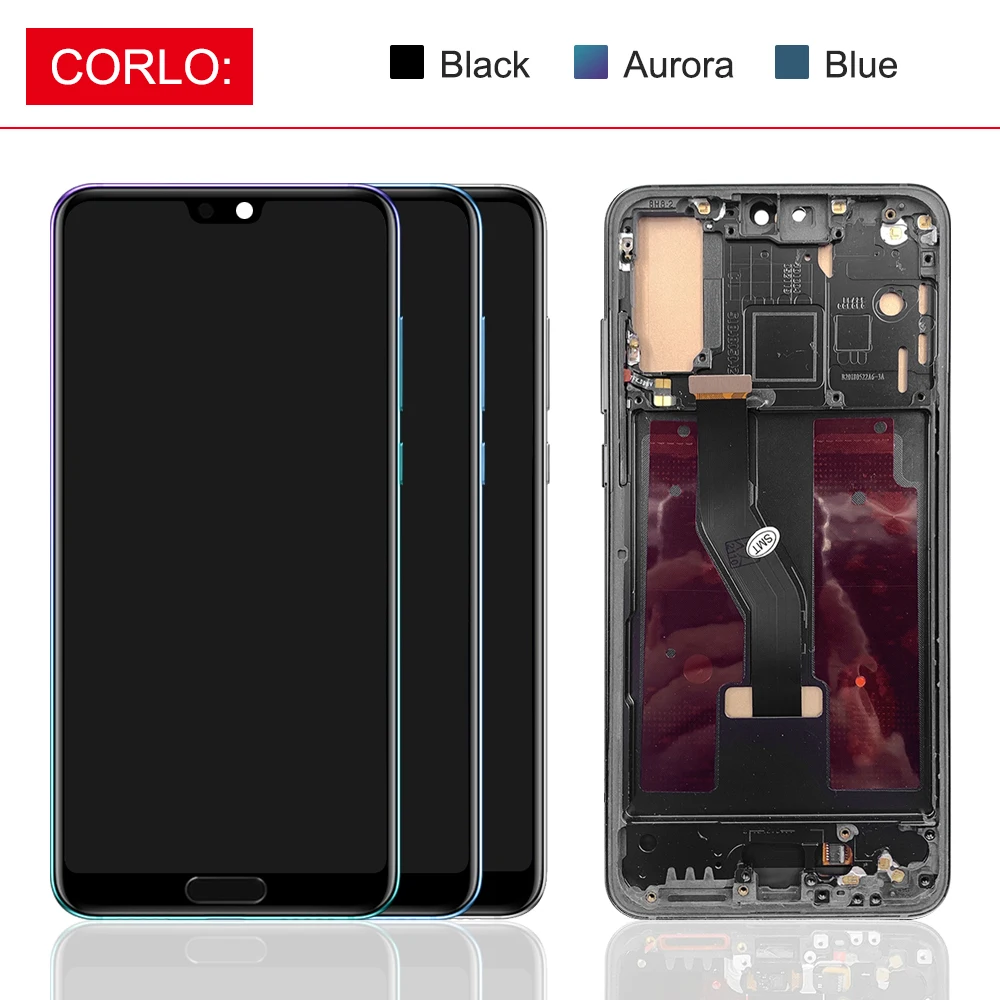 6.1'' TFT Display for Huawei P20 Pro LCD Touch Screen Digitizer Assembly Replacement for Huawei P20 Pro CLT-L09 CLT-L29 Screen