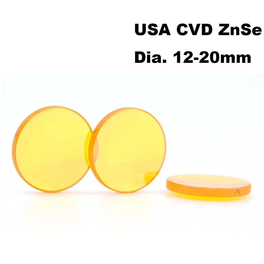 미국 CVD ZnSe Co2 레이저 렌즈 직경 CO2 레이저 조각 절단기용 초점 길이 63.5 101.6, 25 25.4mm, 127mm
