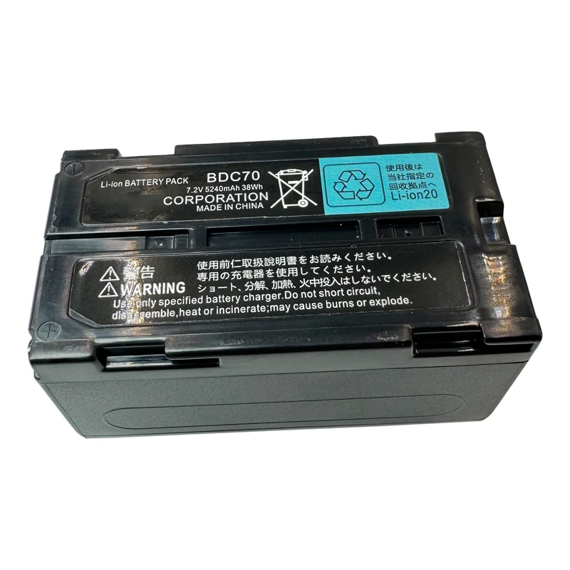 

Brand New BDC70 Li-ion Battery For Top Total Station ES CX For Sok-kia FX Set x Series Surveying Tools 7.2V 5240mAh