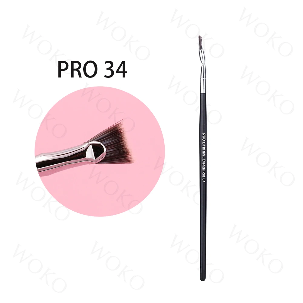 Pro34 Professional Eyelash Brush Fan Lash Fan Brush Eyelash Brush Small