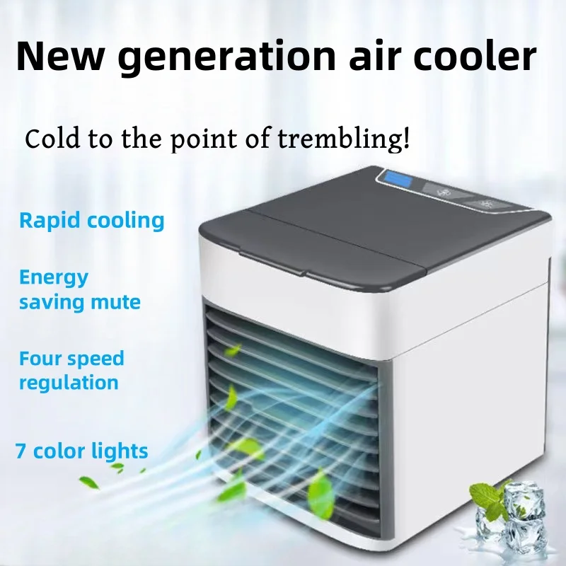 미니 냉각 에어컨 선풍기 가정용 데스크탑 소형 스프레이 에어 쿨러, USB 휴대용 모바일 냉각 선풍기, 신제품  Best5