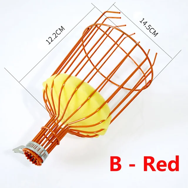 Metal/Plastic Fruit Picker Head Without Pole Fruit Collector Harvest Picking Apple Citrus Pear Garden Hand Tools 3