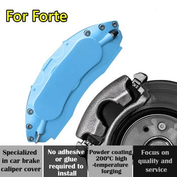 For Kia Forte Car Brake Caliper Cover Aluminum Alloy Metal Exterior Kit Fit 1.6L MT VI 2019 1