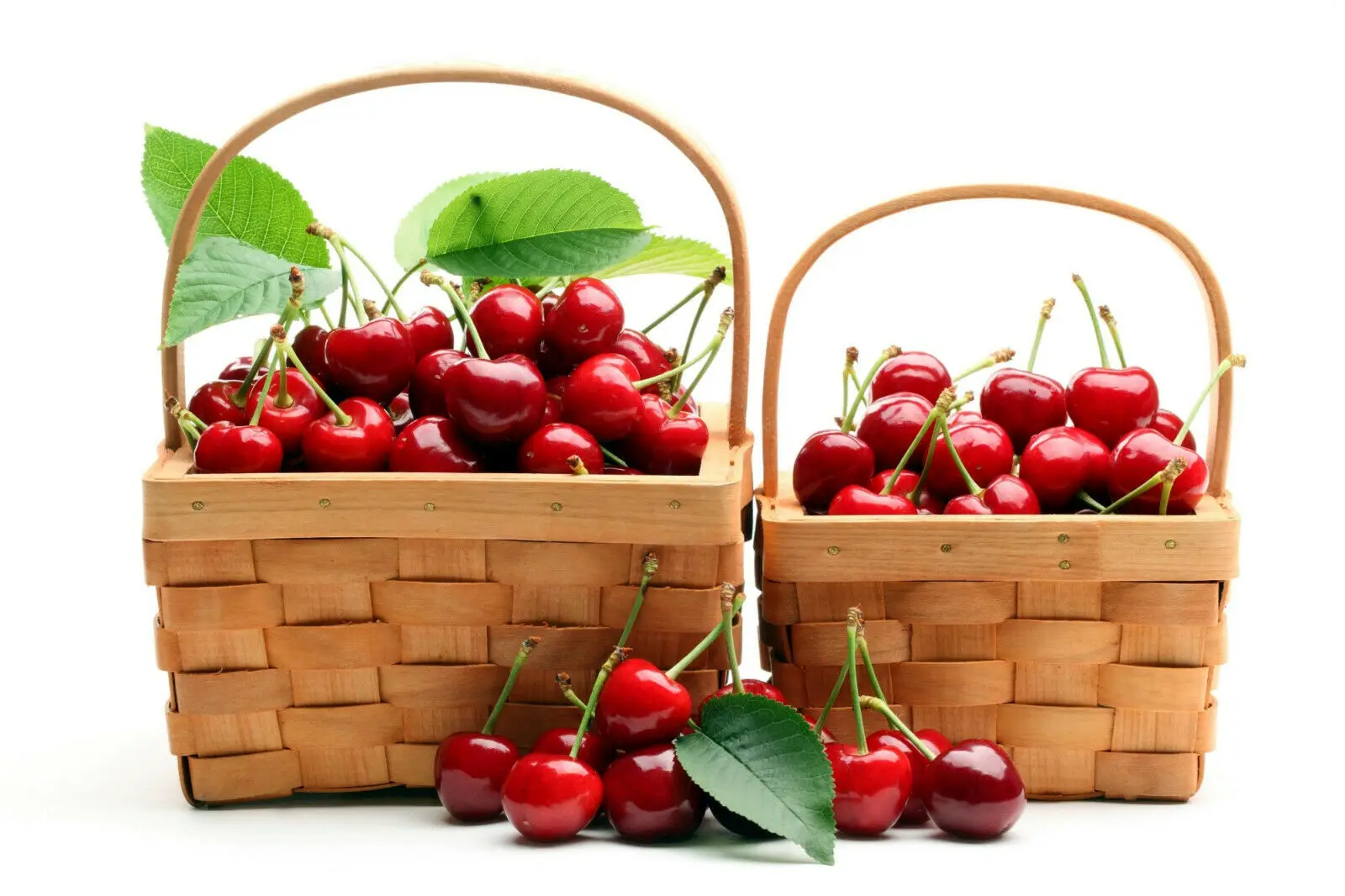 

Cherry Basket Delight Art Picture Print Silk Poster Home Wall Decor