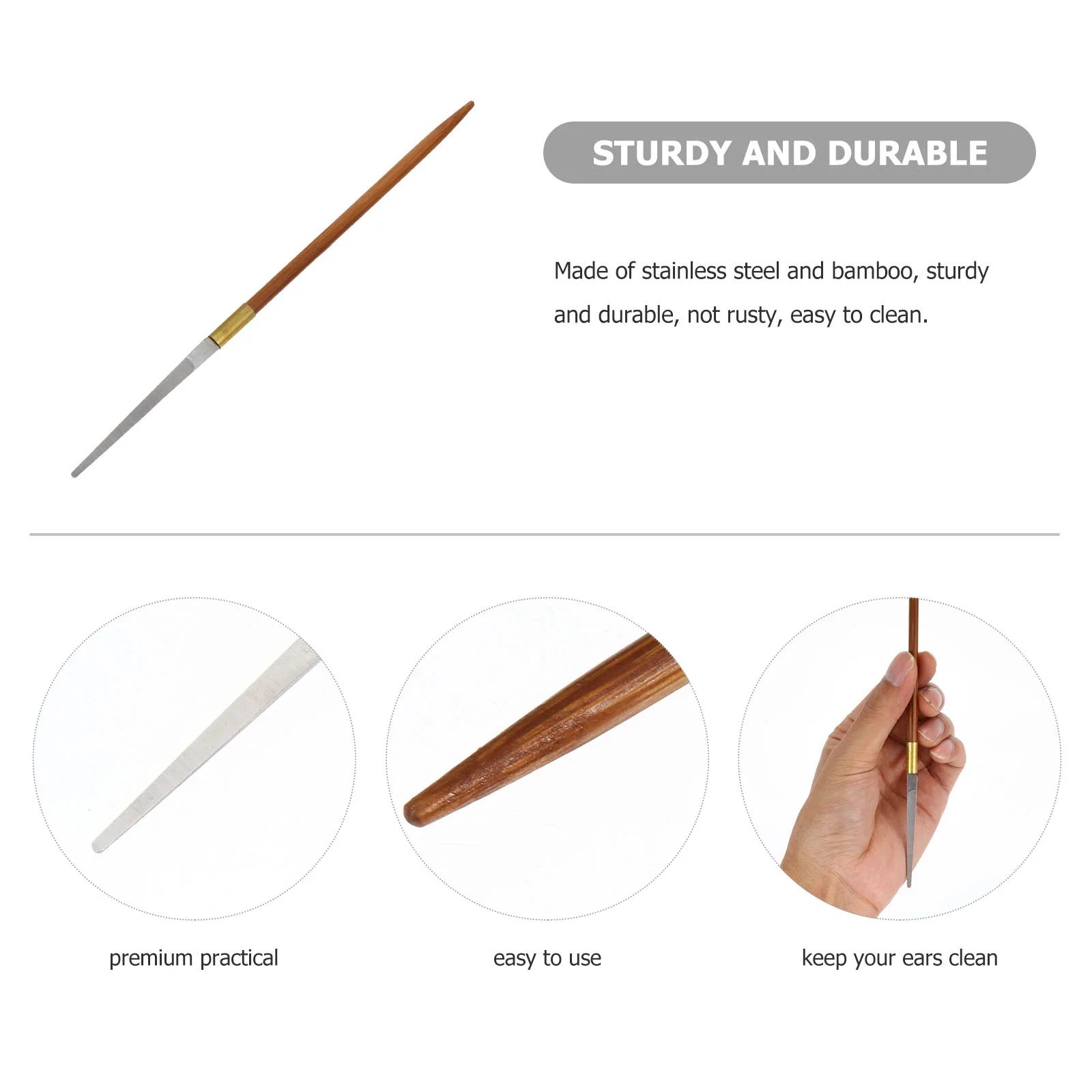 Ear Cloud Knife High-quality Useful Technician Pick Scraper Lightweight Wax Removal Picking Stainless Steel 4