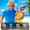 Mauser 2 in 1 Detachable Water Gun, Summer Outdoor Beach Pool Toy with Secret Storage Compartment, Kids Birthday Party Gift 6