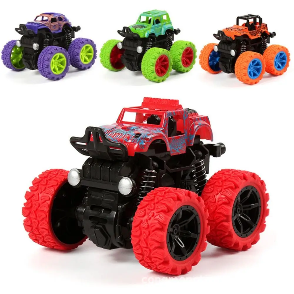 360 Rotation Inertia SUV Car Car Toy Cartoon Dinosaur Plastic Friction Power Truck SUV ABS Off-road Vehicle Stunt Dump Girls images - 6