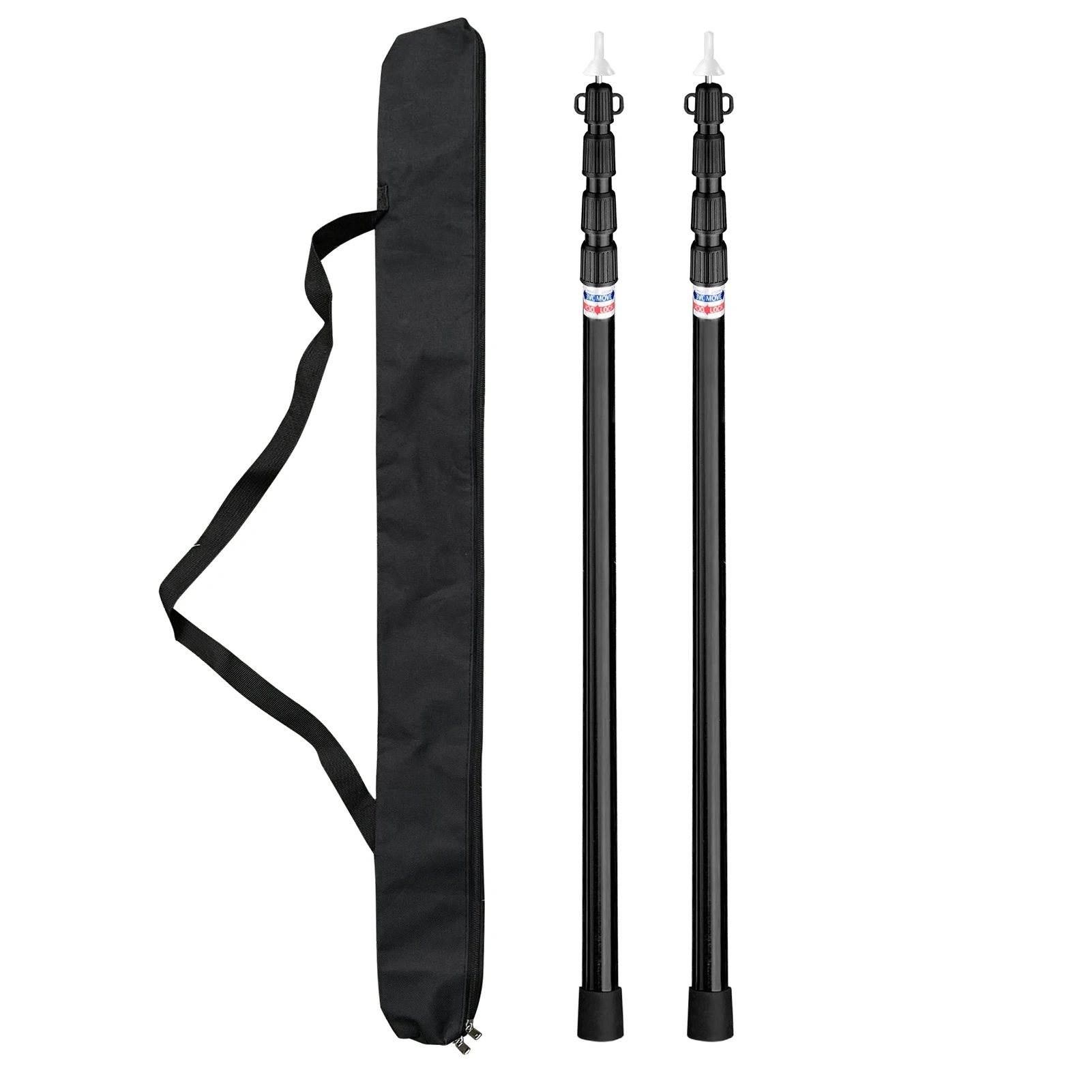 

Outdoor Telescopic Tarp Poles Adjustable Camping Tent Poles Portable Lightweight Aluminum Pole for Awnings Canopy Accessories