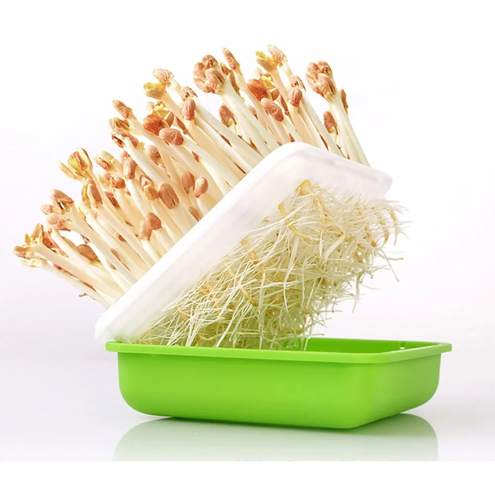 4 PCS Planting Box Peanut Bud Germination Soilless Planting Sprouting Tray EASE TO CLEAN Hydroponic Box