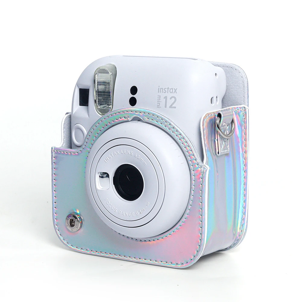 Fantasy Camera Case For Fujifilm Instax Mini 12 Camera PU Protective Case Carry Bag Cover With Shoulder Strap Digital Storage Bag