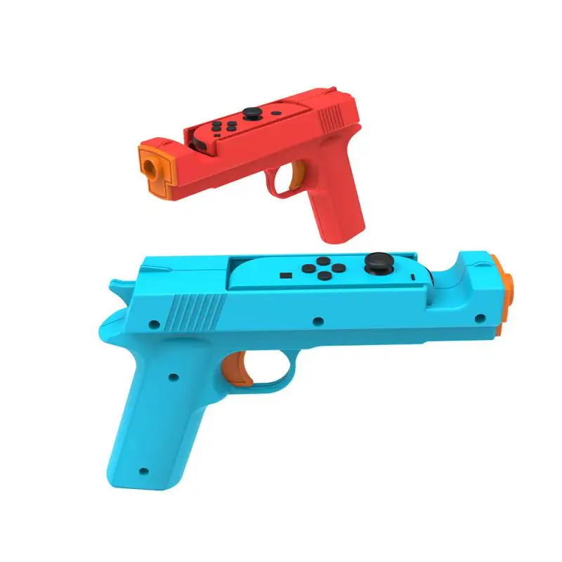 2023 New Gun Shape Handgrip Sense Controller Grip Game Controller Stand Accessori Per Giochi Gamepad
