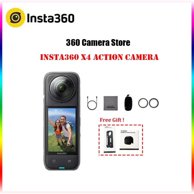 Insta360 X4 Action Camera 2290mAh Battery 8K30fps Video 10M Waterproof FlowState Stabilization action camera