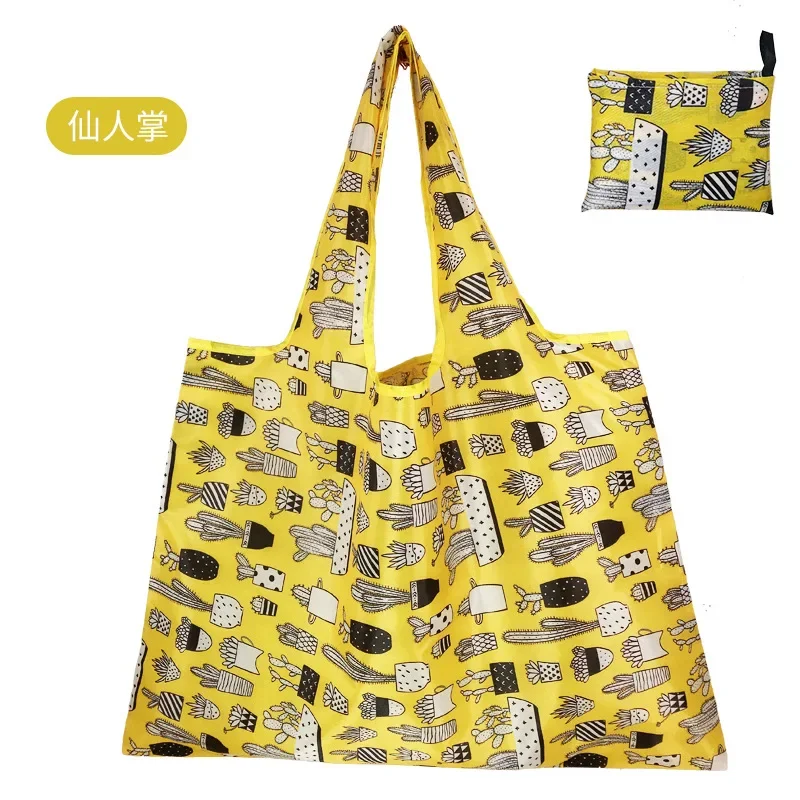Eco-Friendly Reusable Foldable Tote Bags - Large, Heavy-Duty, Washable Cloth Grocery Bags
