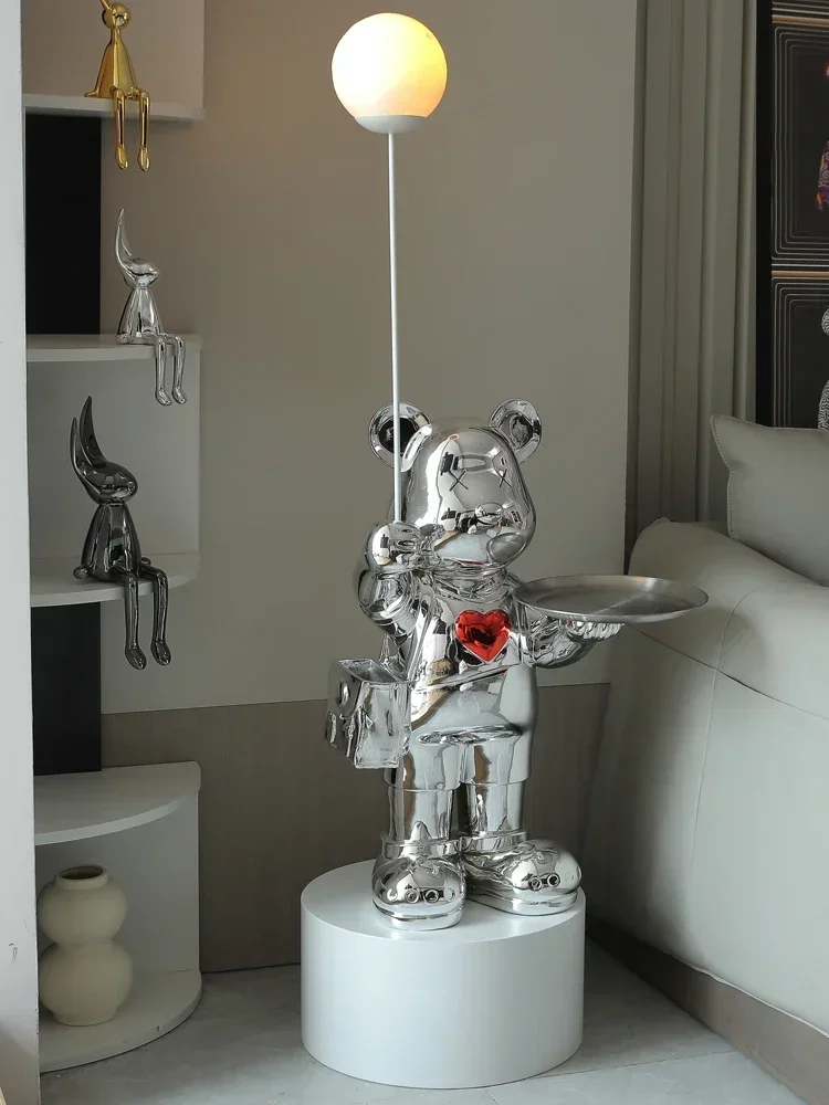 Large Ornaments Floor Violent Bear Housewarming Gift Living Room TV Cabinet Sofa Floor Cartoon Large Soft Decoration 3