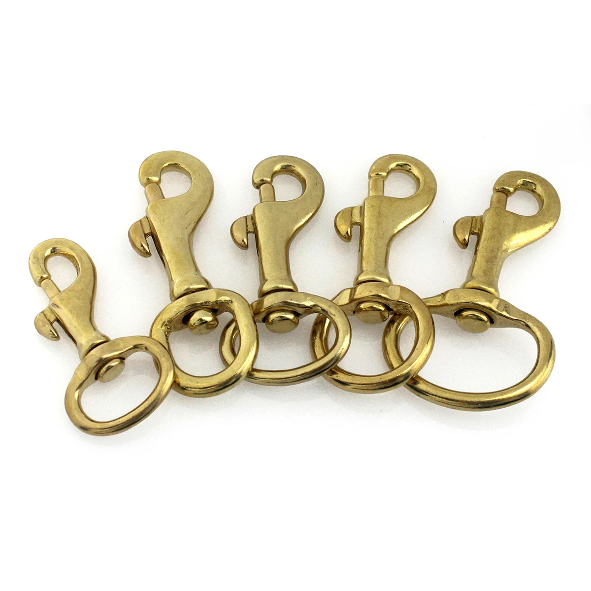 Solid Brass Trigger Swivel Eye Bolt Snap Hook 1piece, metal snap hook,snap hook