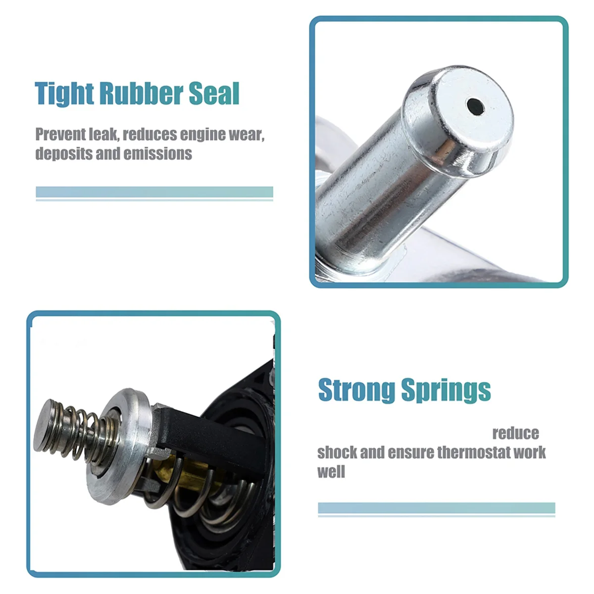 INFINAUTO Kühlmittel-Thermostatgehäuse Für Chevrolet Silverado & Cadillac - OE 12674639