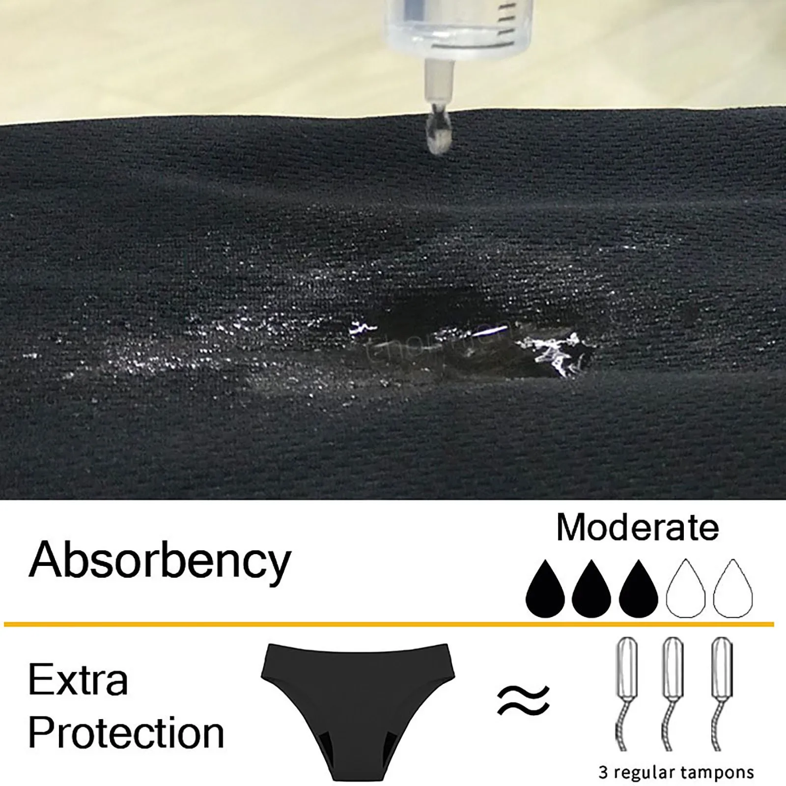 Swimwear Women High Bikini Waist Menstrual Leakproof Bikini Bottom Absorbent Short Pants Swimming Beach Bathing Swimsuit