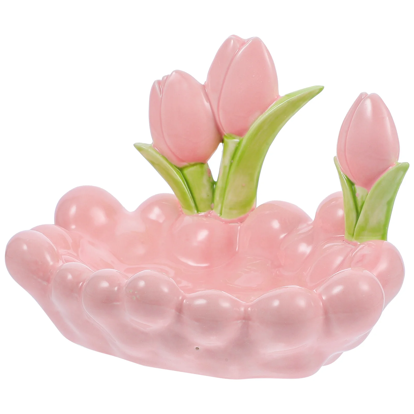 

Home Decor Storage Tray Necklace Plate Key Decorative Jewelry Ceramics Ring Dish Desktop Trinket Display