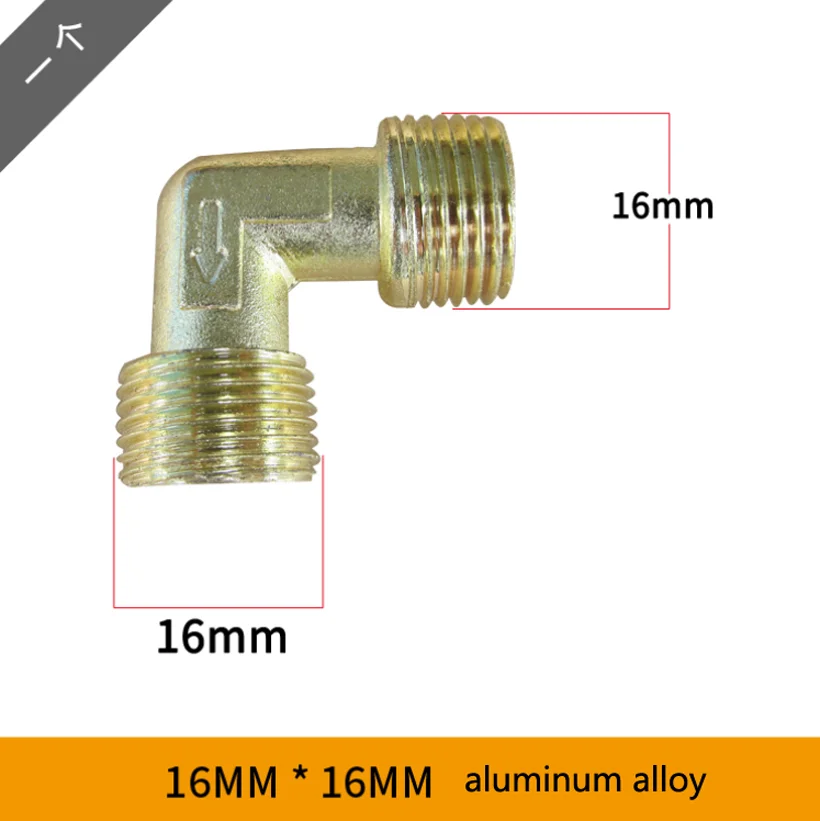 Boutique Oil-free Silent Air Compressor Head Accessories Pump Head Small Elbow Connecting Pipe Cylinder Right Angle Adapter