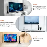 Antenne TV numérique terrestre intérieure HDTV-T verticale pour l'Europe et l'Amérique, modèle 2026, pour l'approvisionnement transfrontalier 3