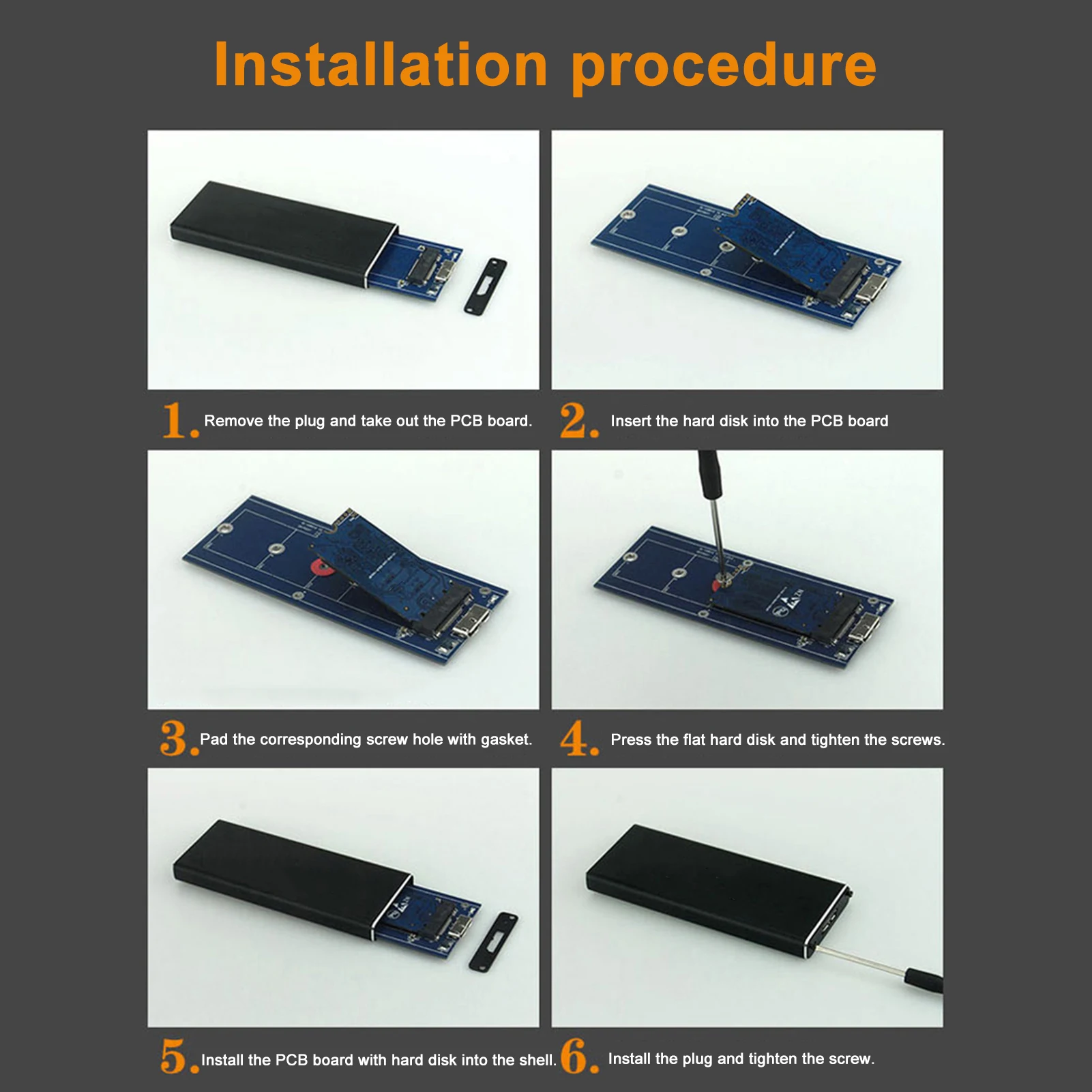 M2 SSD ̽, NVMe Ŭ M.2 to USB 3.0 Gen 2 SSD , NVME NGFF SATA M + B Ű 2230, 2242, 2260/2280 SSD  