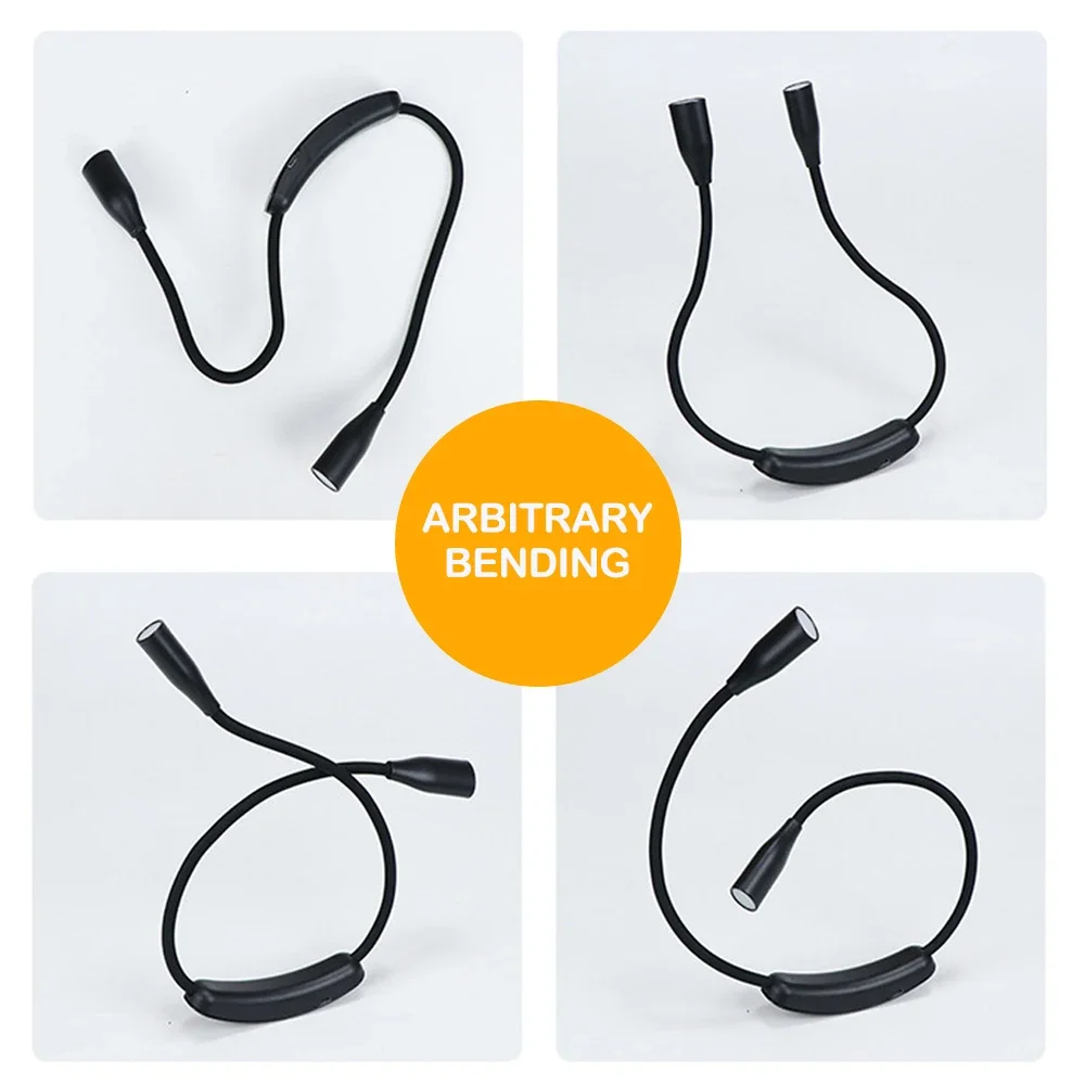 مصباح رقبة LED فاخر قابل للشحن