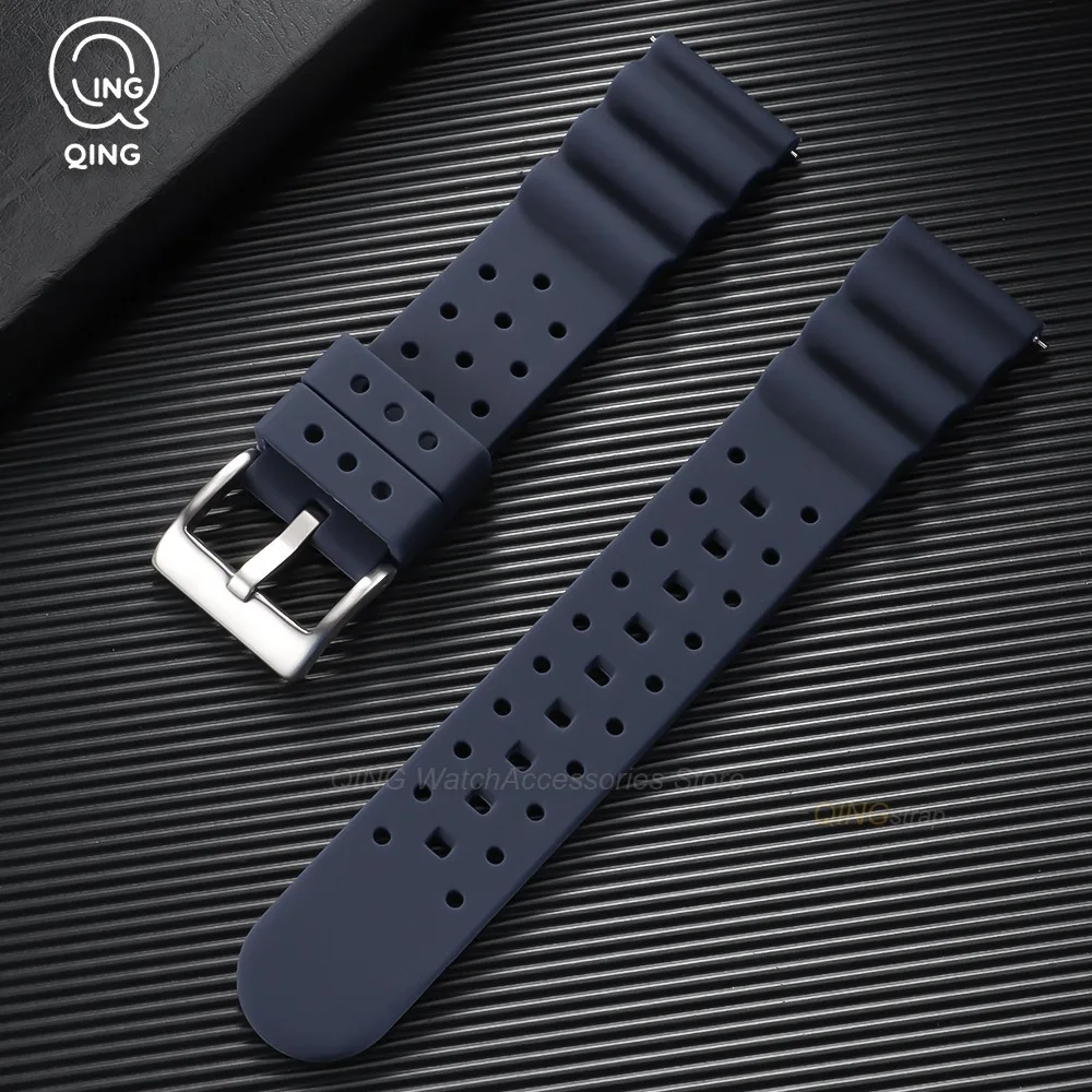 Universal Quick Release Silicone Watchband - Soft, High-Quality Replacement Strap