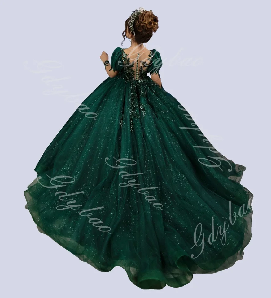 green emerald velvet dress Girls: The Baileigh Emerald Green Dress – Shop the Mint