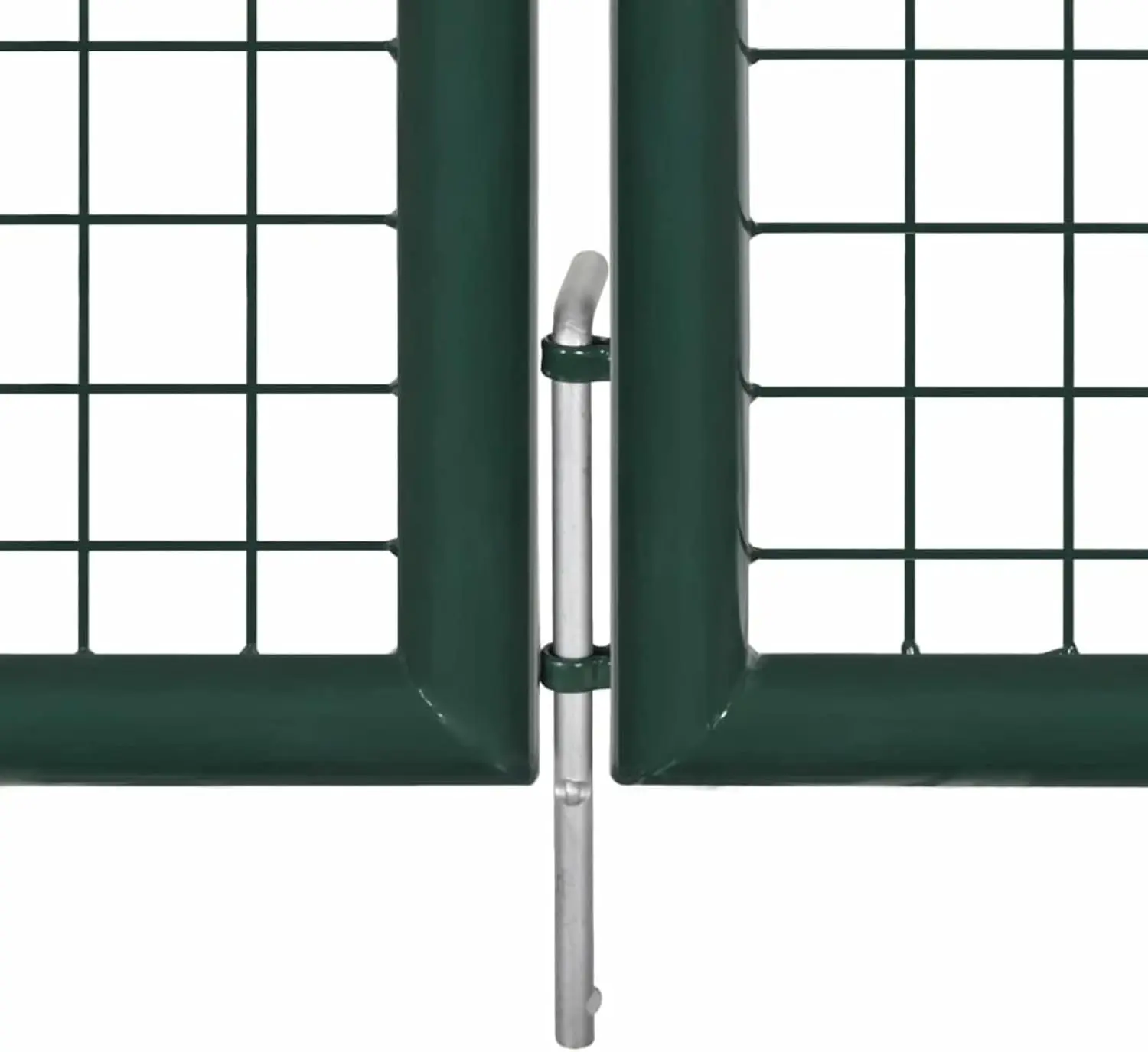 Garden Gate Outdoor Steel Lockable Fence Gate Green For Patio, Terrace, Backyard, Outdoor Furniture 120.5 X 59.1 Inches (W X H) 4