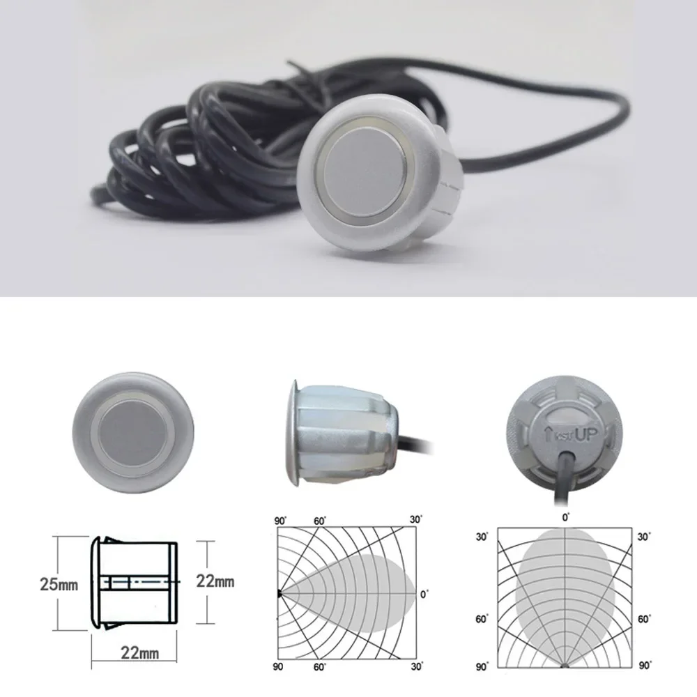 Parking Sensor Kit 4 6 8 Vehile Reversing Front and Rear Car Backup Radar