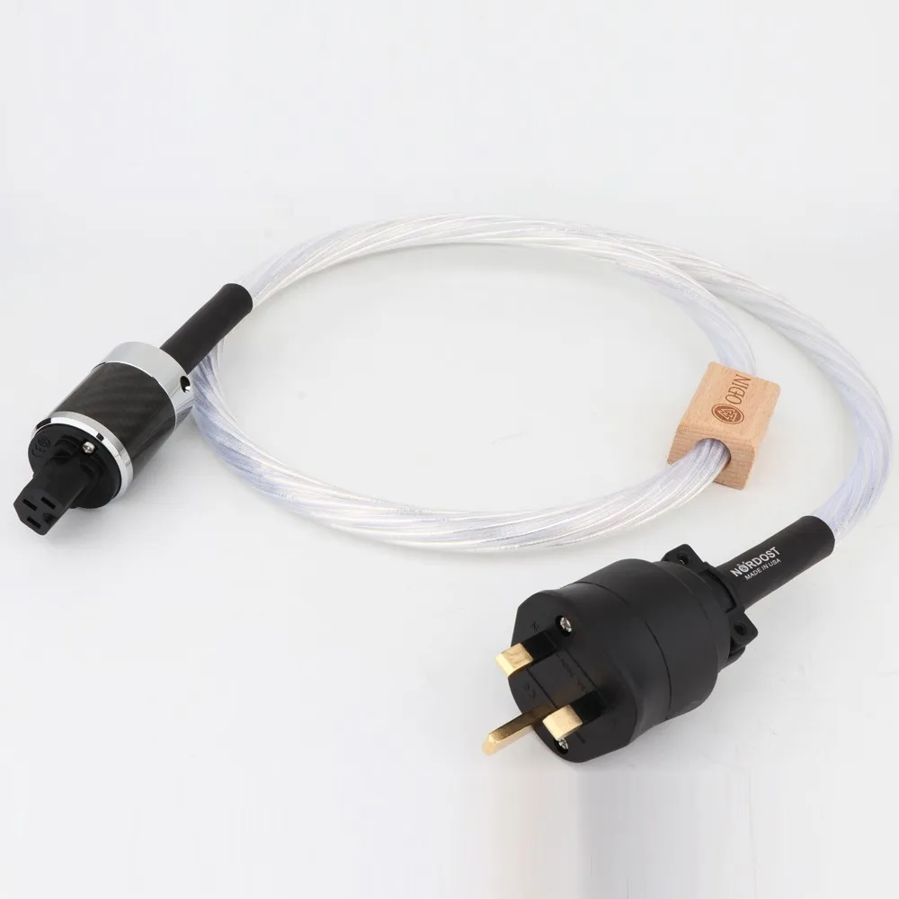 

Nordost ODIN 99.998% Silver Plated Power cable UK Power Cord Connector Hi-End Supply Extend Line