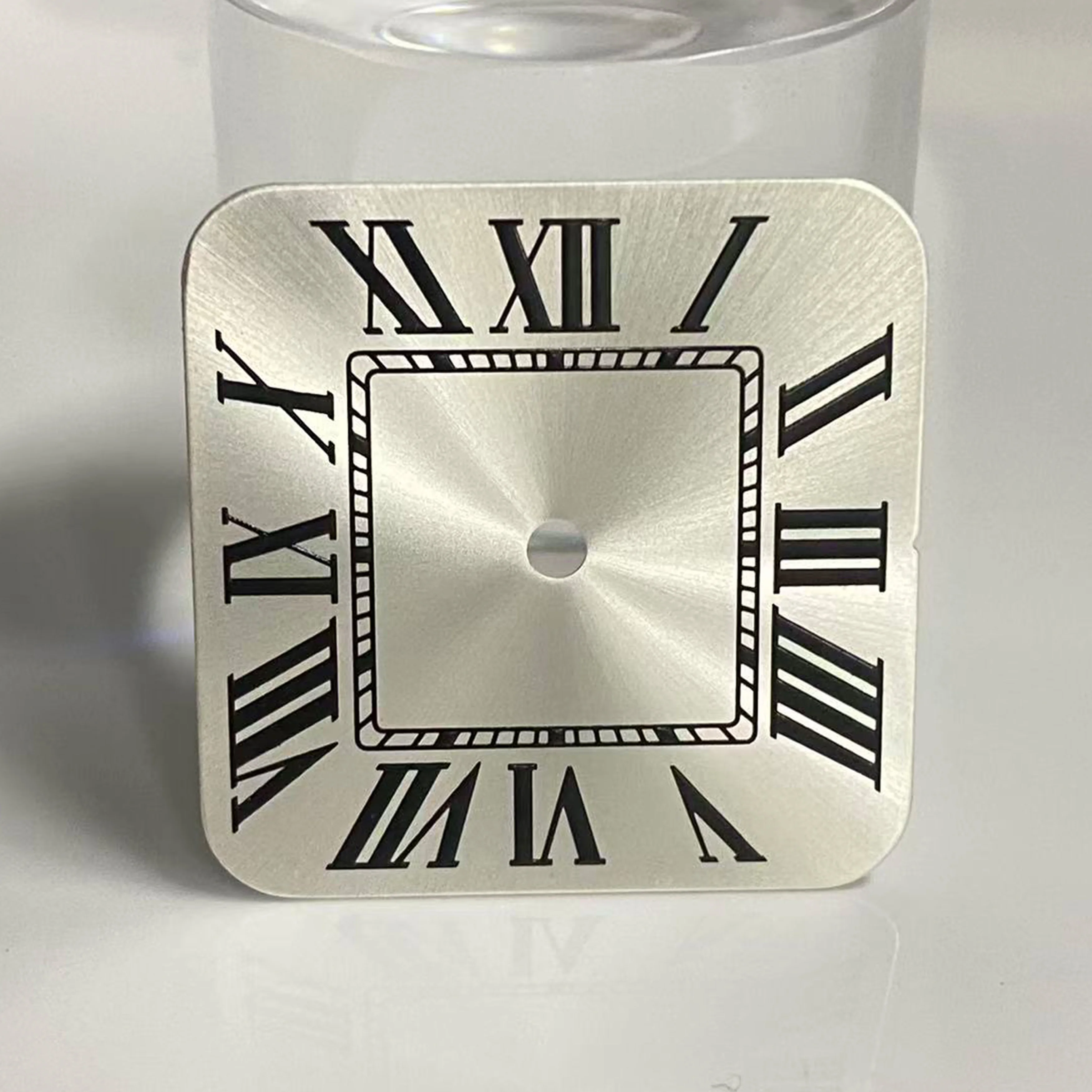 Enhance your product title with a focus on its key features and aesthetics:

27mm Square Multicolor Custom Dial for Automatic Watch Movements