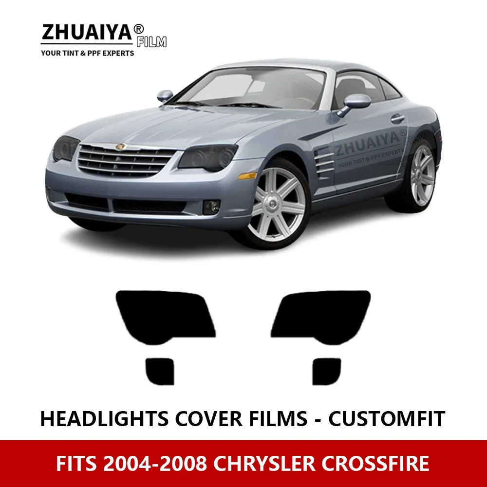 

Для CHRYSLER CROSSFIRE 2004-2008 Автомобильная внешняя фара с защитой от царапин PPF предварительно отрезанная Защитная пленка для ремонта Пленка Наклейки Аксессуары