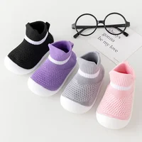 Toddler Baby Summer Mesh Breathable First Walker Pure Color Girls Boys 0-3T Non-Slip Casual Shoes Lightweight Sneakers Sandals 3