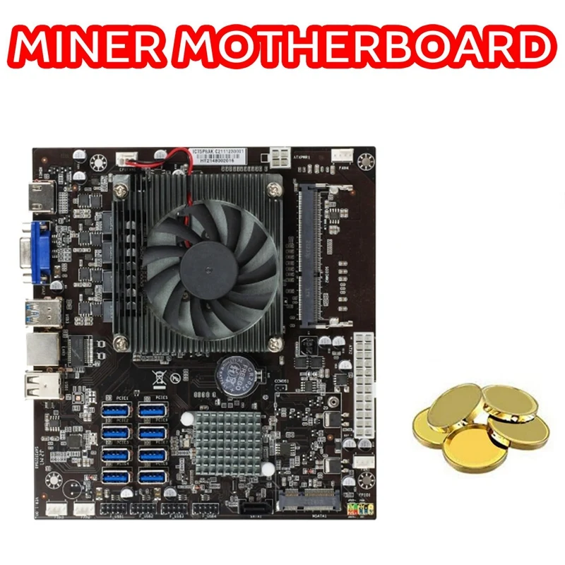 the most powerful motherboard B75 ETH Mining Motherboard+Random CPU+Fan 8 USB3.0 To PCIE X1 Support DDR3L SODIMM RAM MSATA BTC Miner Motherboard cheap motherboard for pc