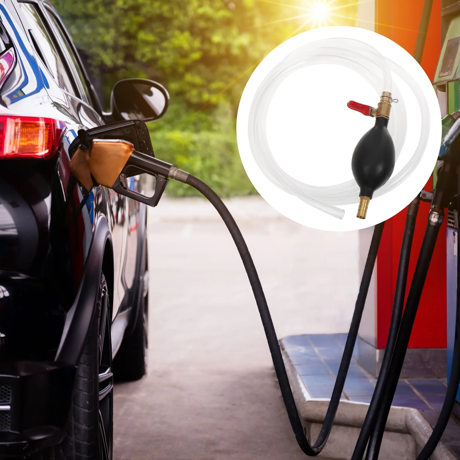 

Gasoline Conductor Petrol Conduction Hose Oil Household Motorcycle Manual Syphon